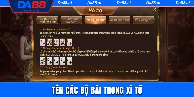 Học các kiểu xếp bài phổ biến trong Poker